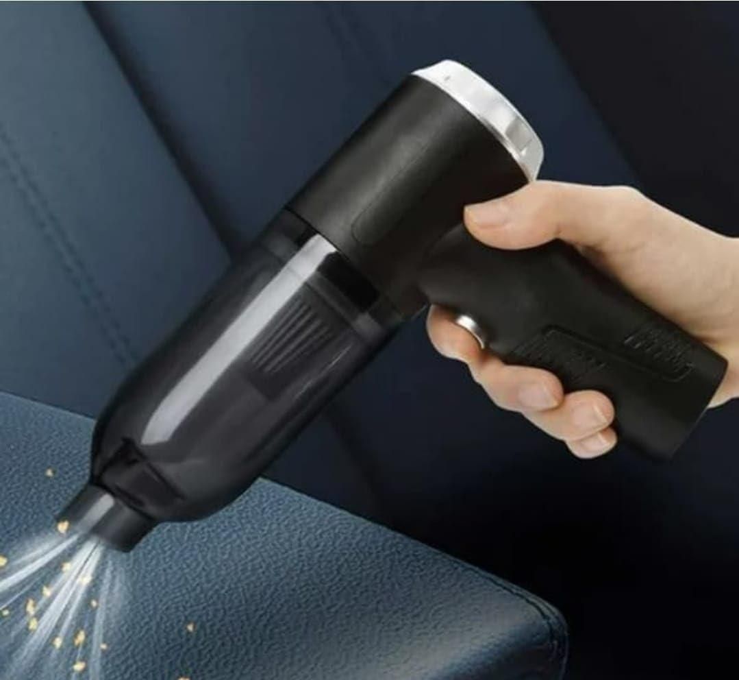 Portable Wireless Vacuum Cleaner & Air Duster - Compact Handheld Design
