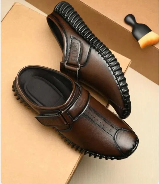 Leather Half Bantu Brown Boots