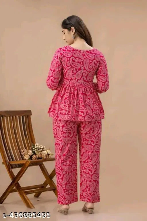 Women's Printed Co-Ord Sets For Girls and Women