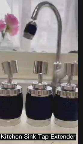 3-Mode Kitchen Sink Faucet - Handle Controlled, Built-In Design